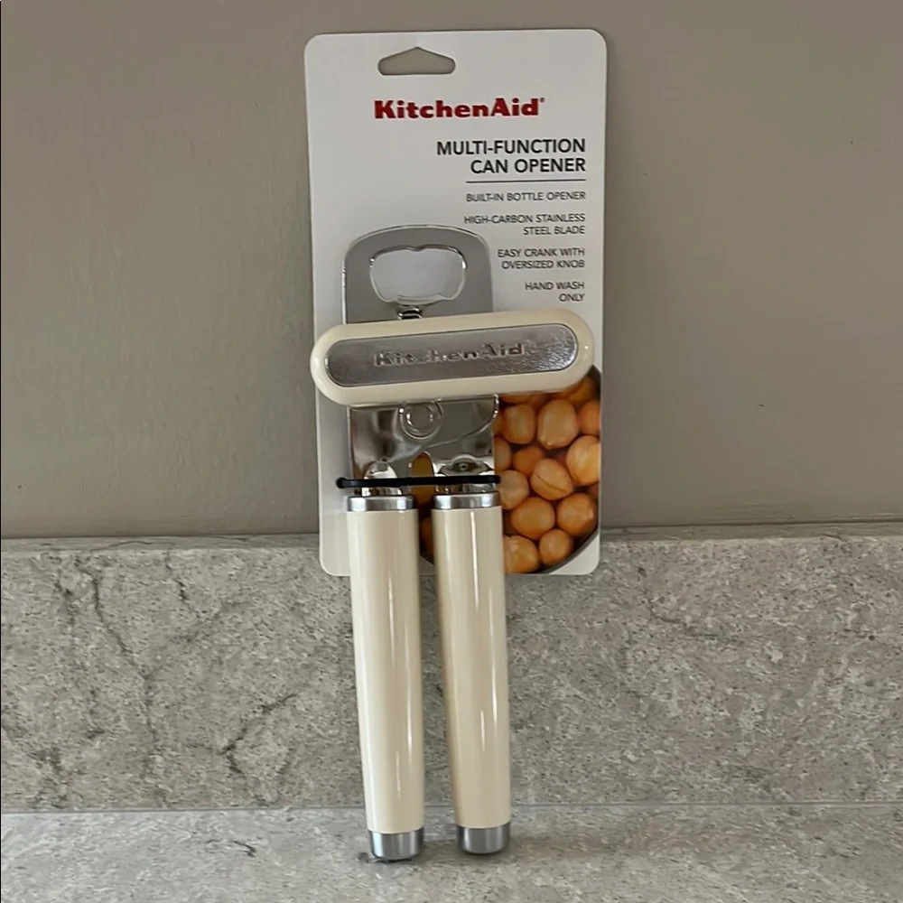 KitchenAid Multi-Function Can Opener, Almond Cream